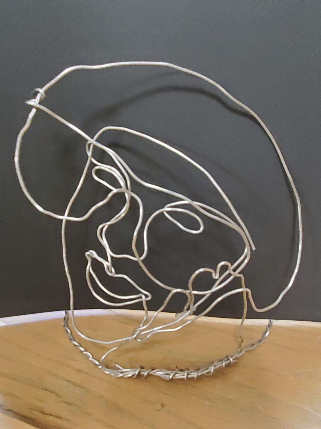 Wire portraits in Bradford